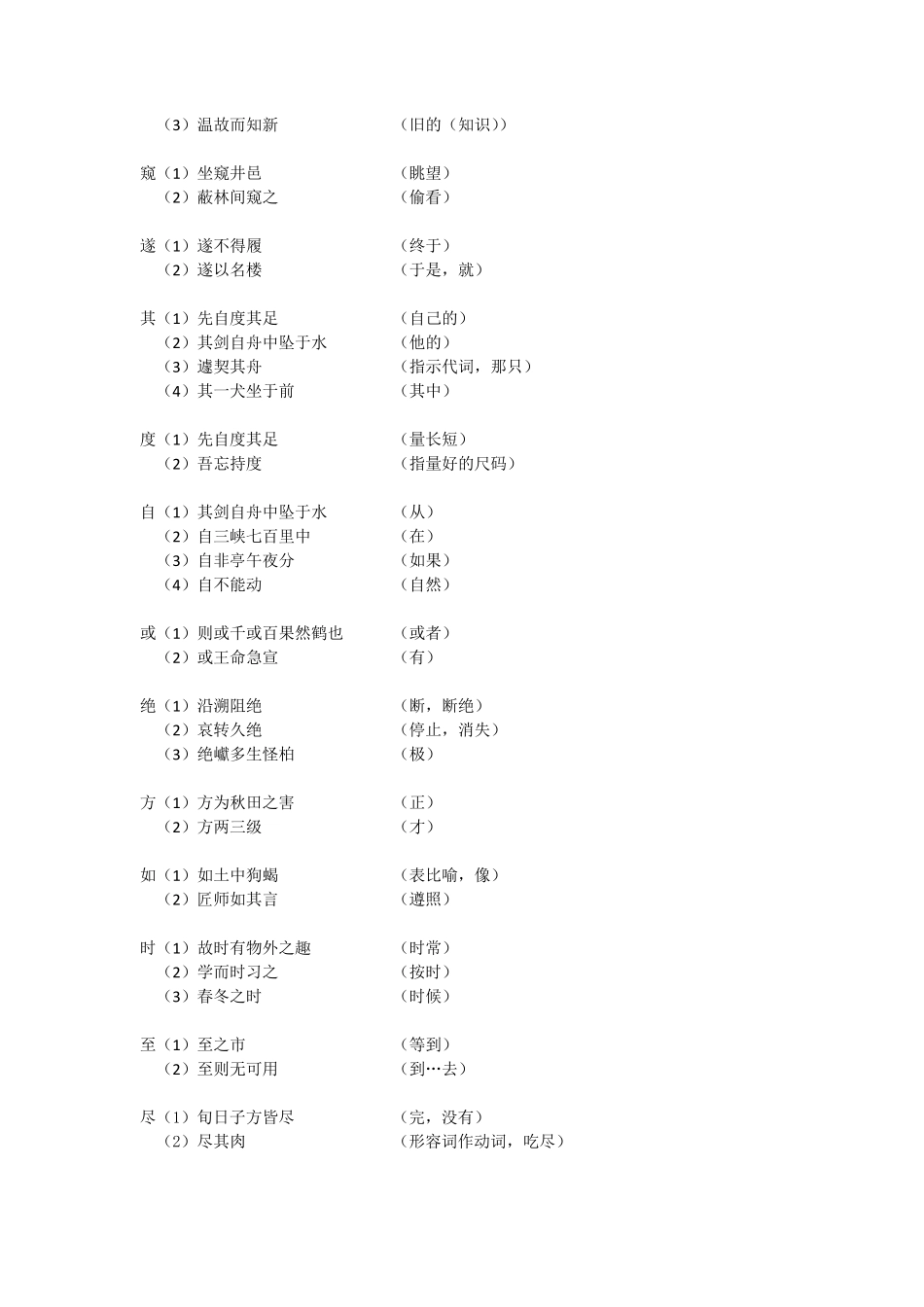 七年级文言文整理_第3页