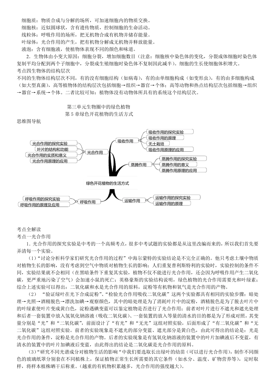 七年级生物思维导图_第3页