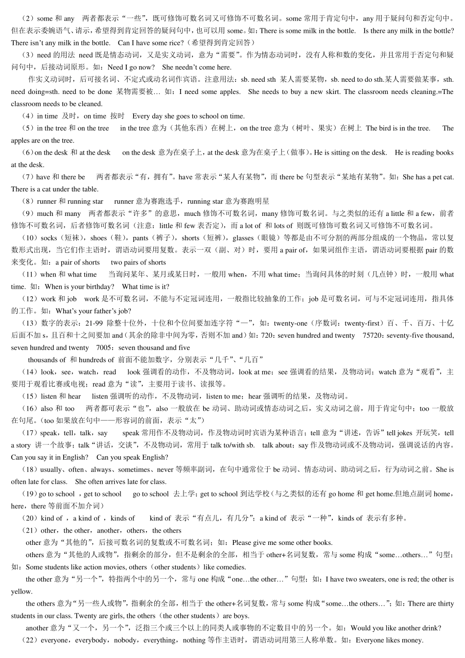 七年级英语语法汇总_第3页