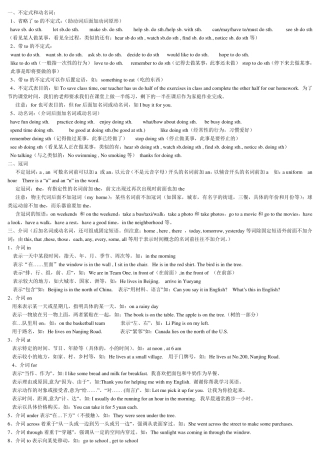 七年级英语语法汇总