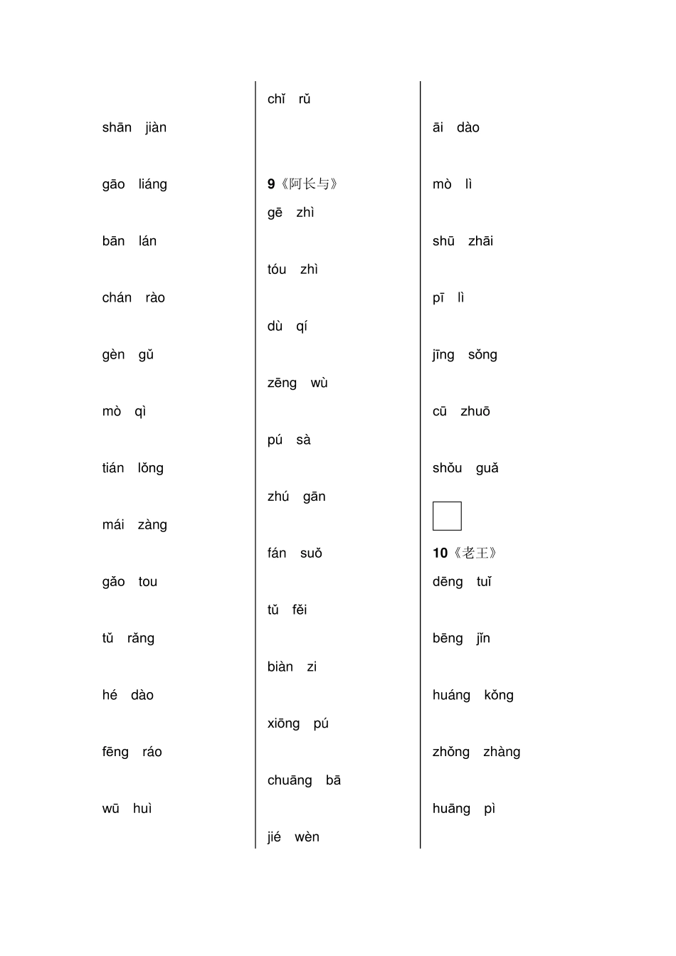 七年级语文下册字词默写_第3页