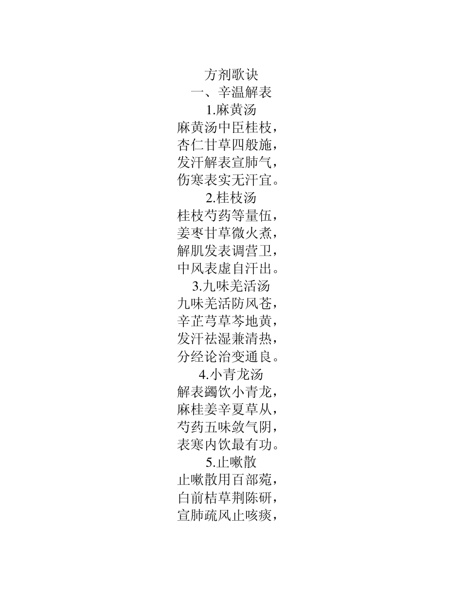七版方剂歌诀_第1页