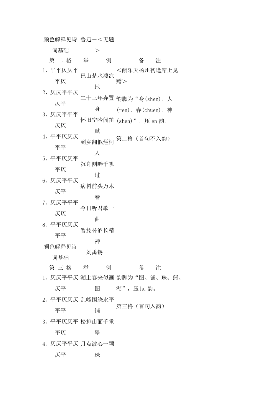 七言律诗平仄的问题_第3页