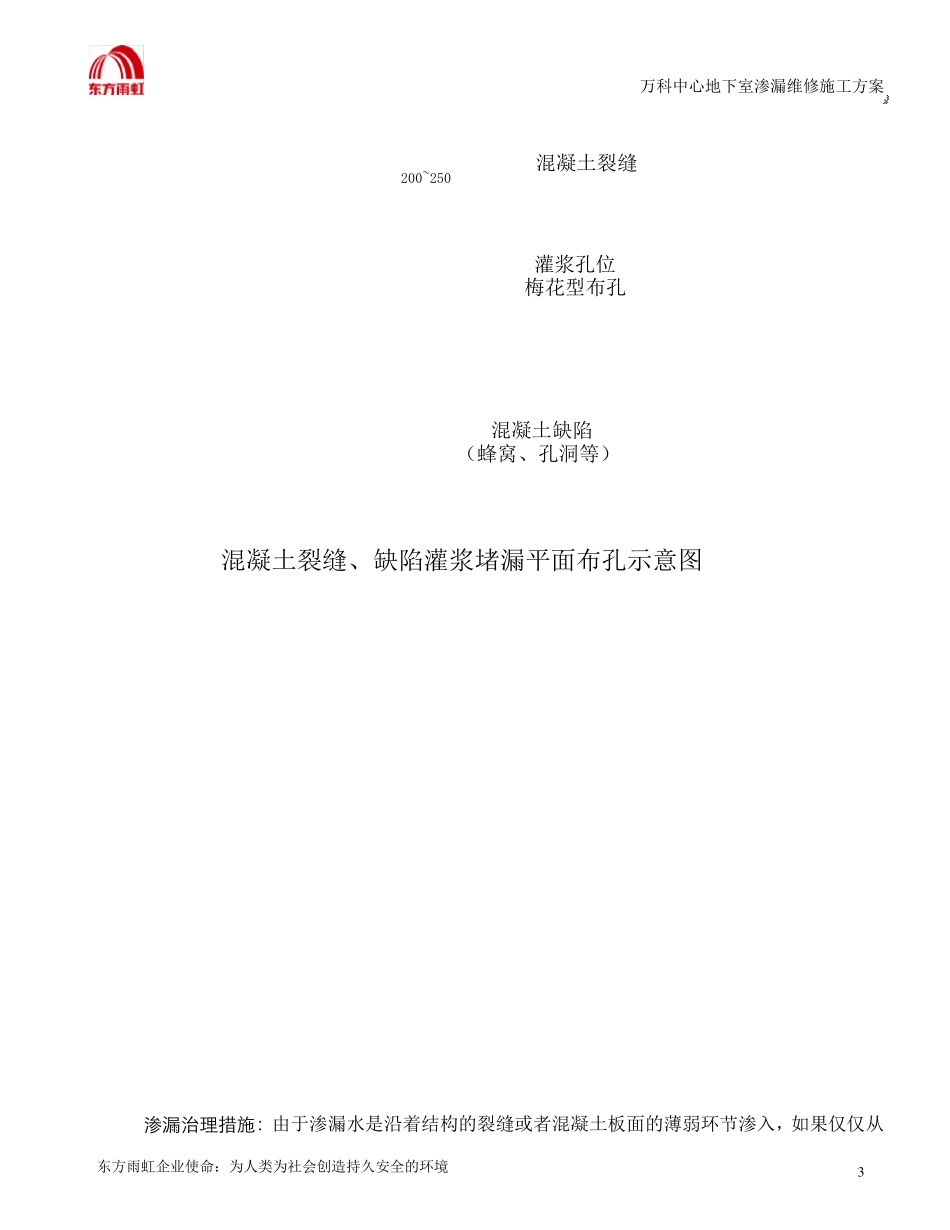 万科中心地下室渗漏维修施工方案_第3页
