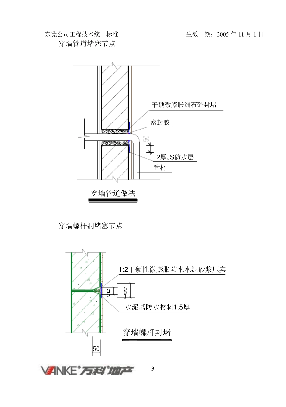 万科工程技术统一标准(建筑防水)_第3页