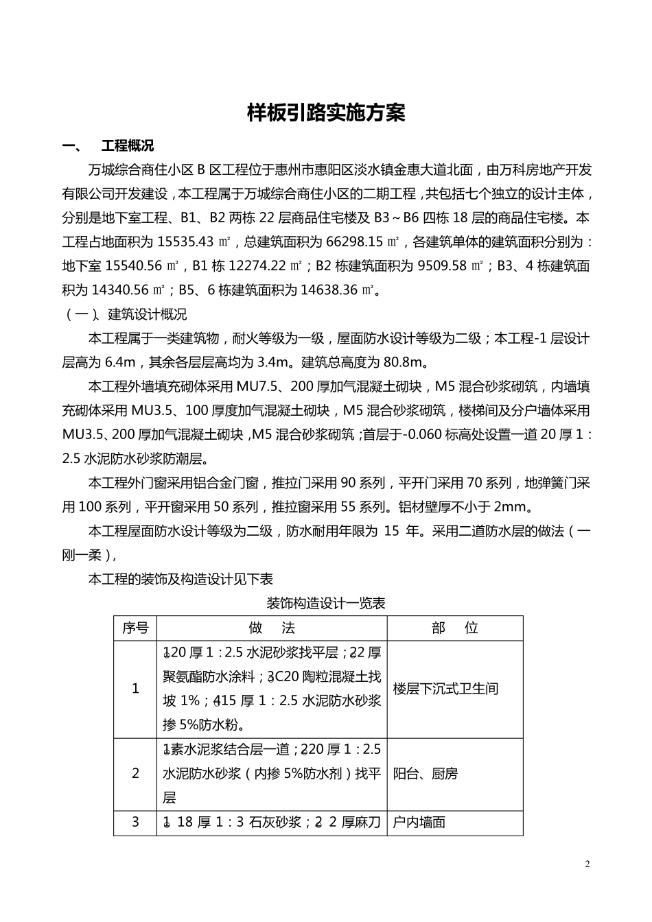 万科样板引路实施方案_第2页