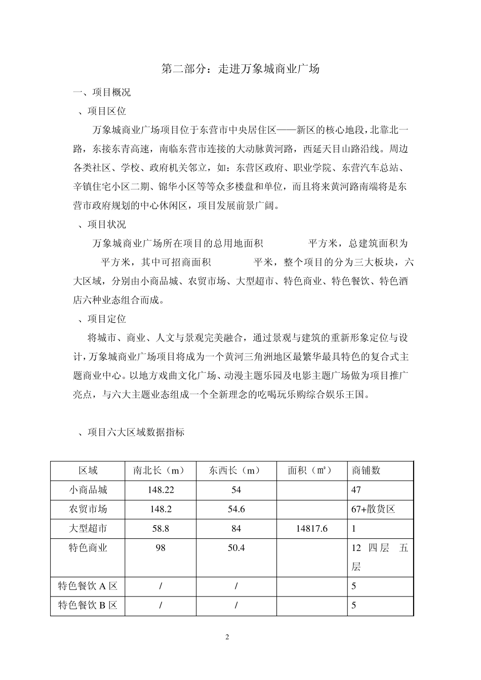 万象城商业广场项目项目简介_第2页