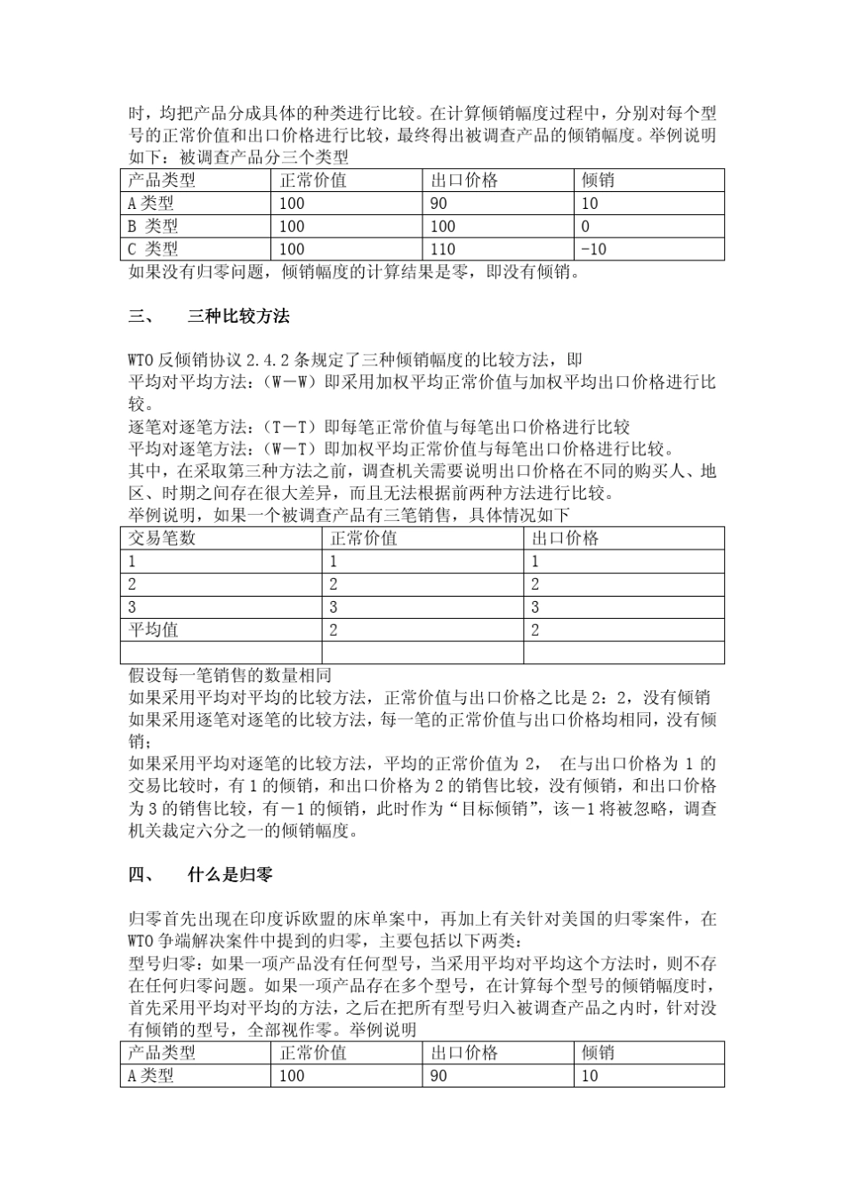 三、“归零”问题试论倾销幅度计算中的归零问题试论倾销幅度计算中的_第2页