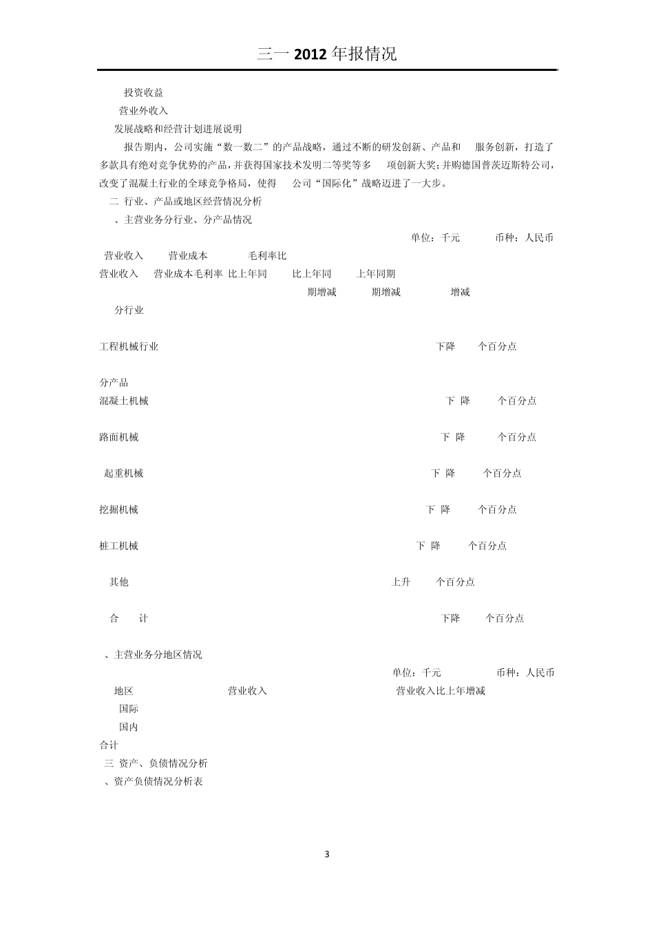 三一重工2012年报情况_第3页