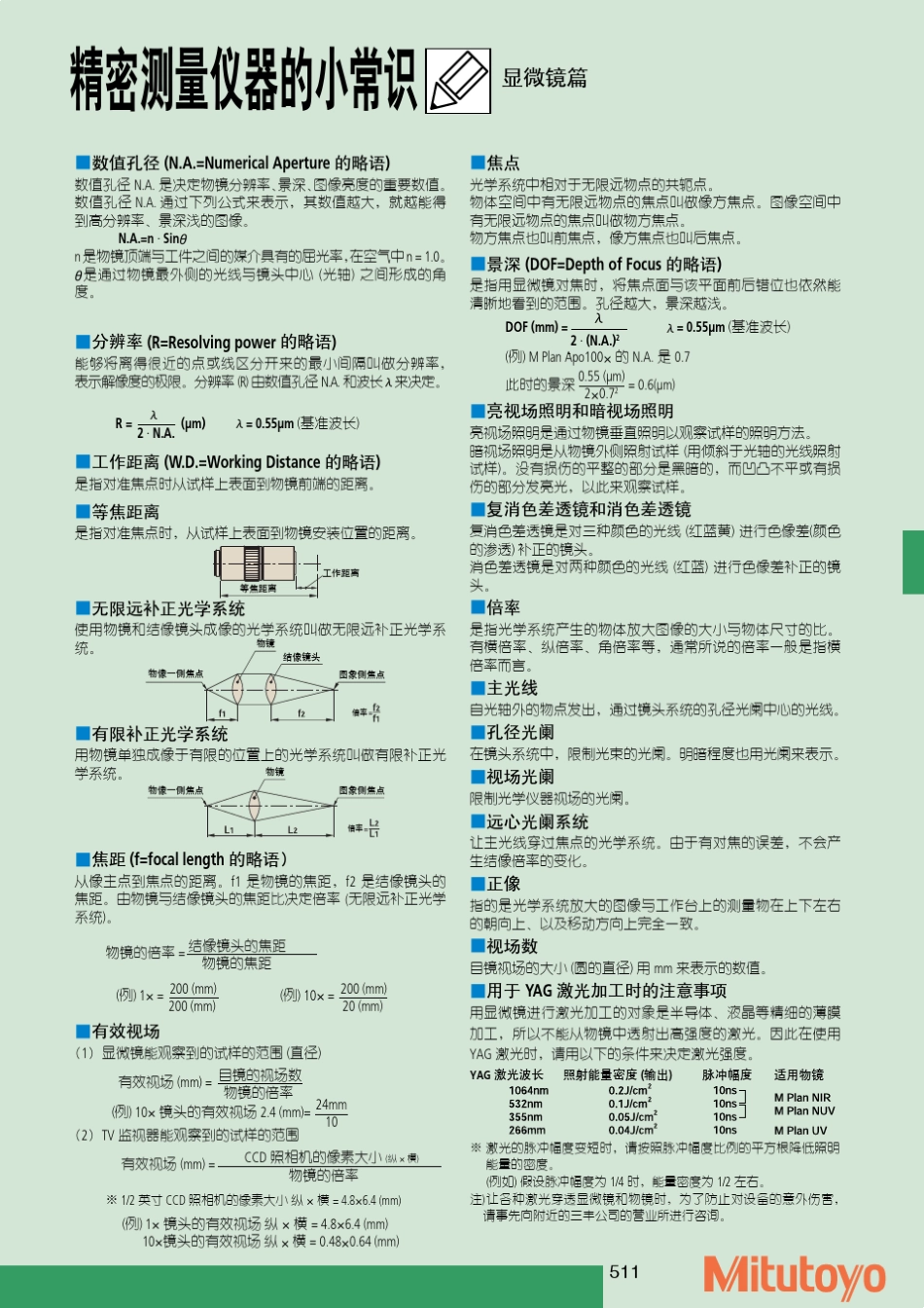 三丰精密测量仪器小常识_02_第2页