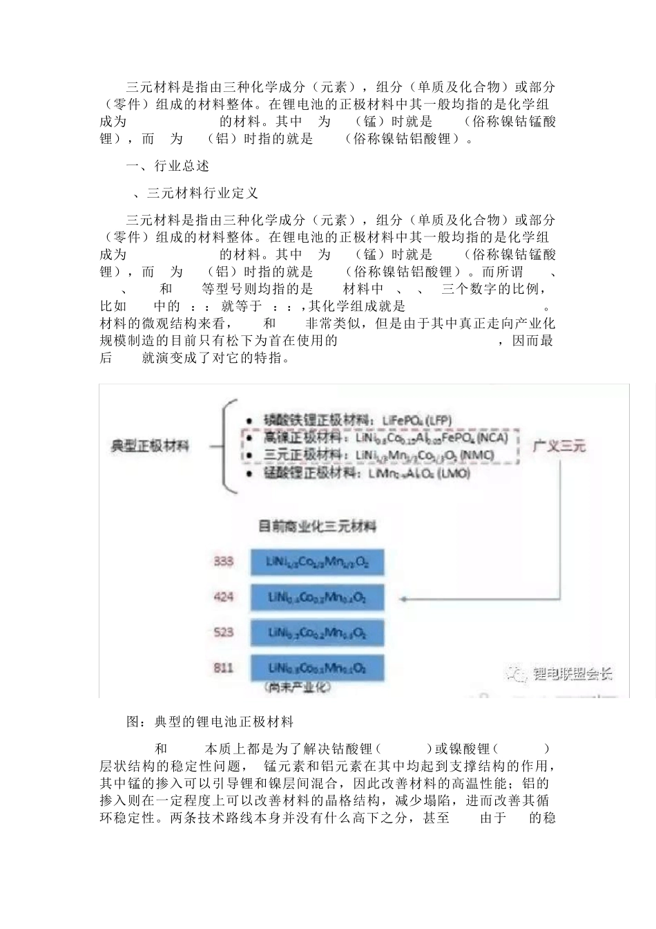 三元材料行业定义及三元材料产业链图2018.4_第1页