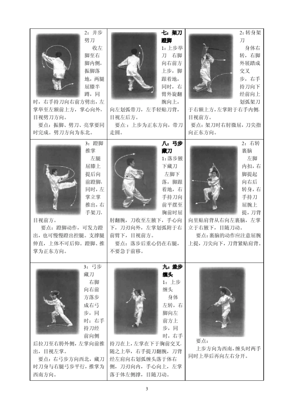 三十六式太极刀_第3页