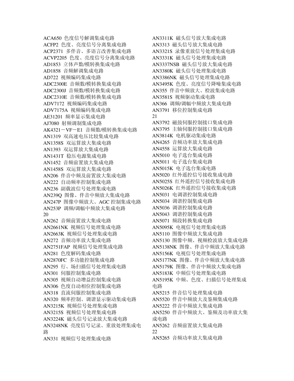 三千多个运放型号的对照表_第2页