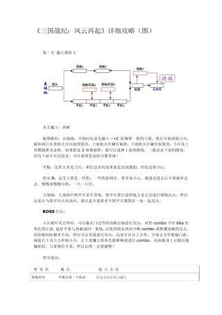 三国战纪风云再起攻略