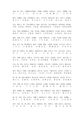 三国群英传7各城池物品