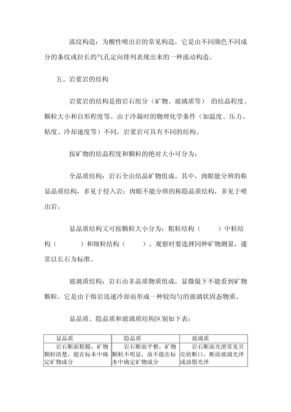 三大岩类鉴定特征_第3页