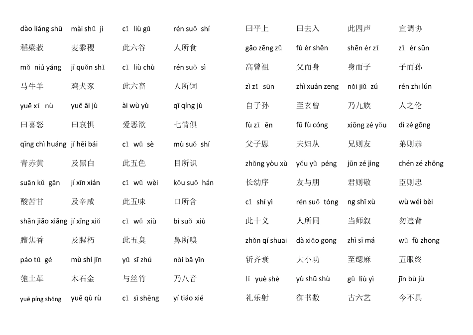 三字经(最全版)_第3页