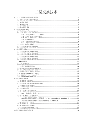 三层交换技术白皮书doc