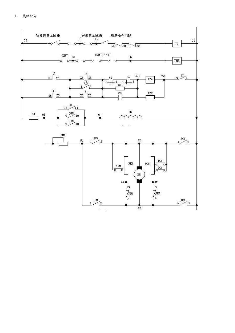 三层电梯模型PLC控制系统设计与调试(带程序注释)_第3页