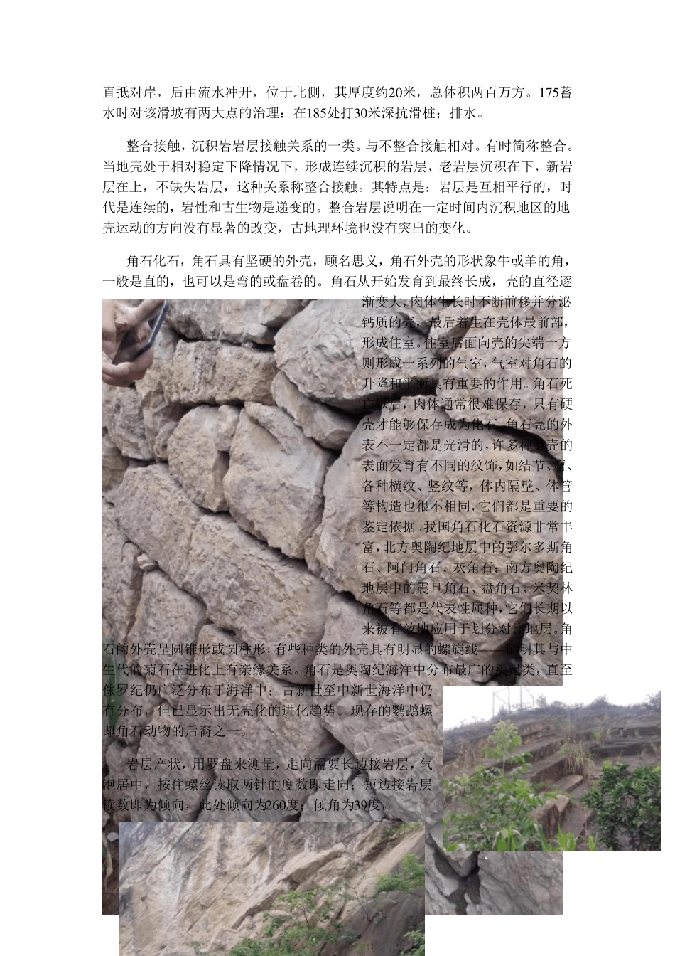 三峡大学工程地质实习报告_第3页