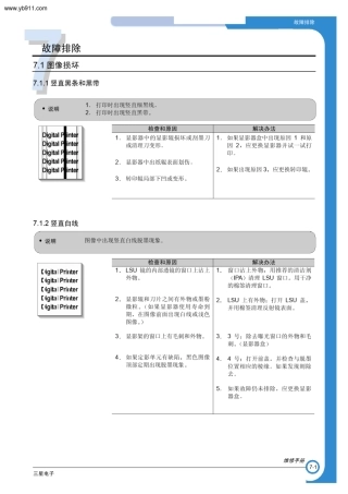三星1710打印机维修手册