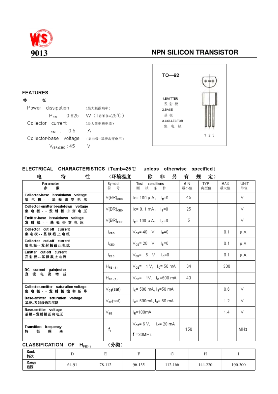 三极管数据手册_第2页