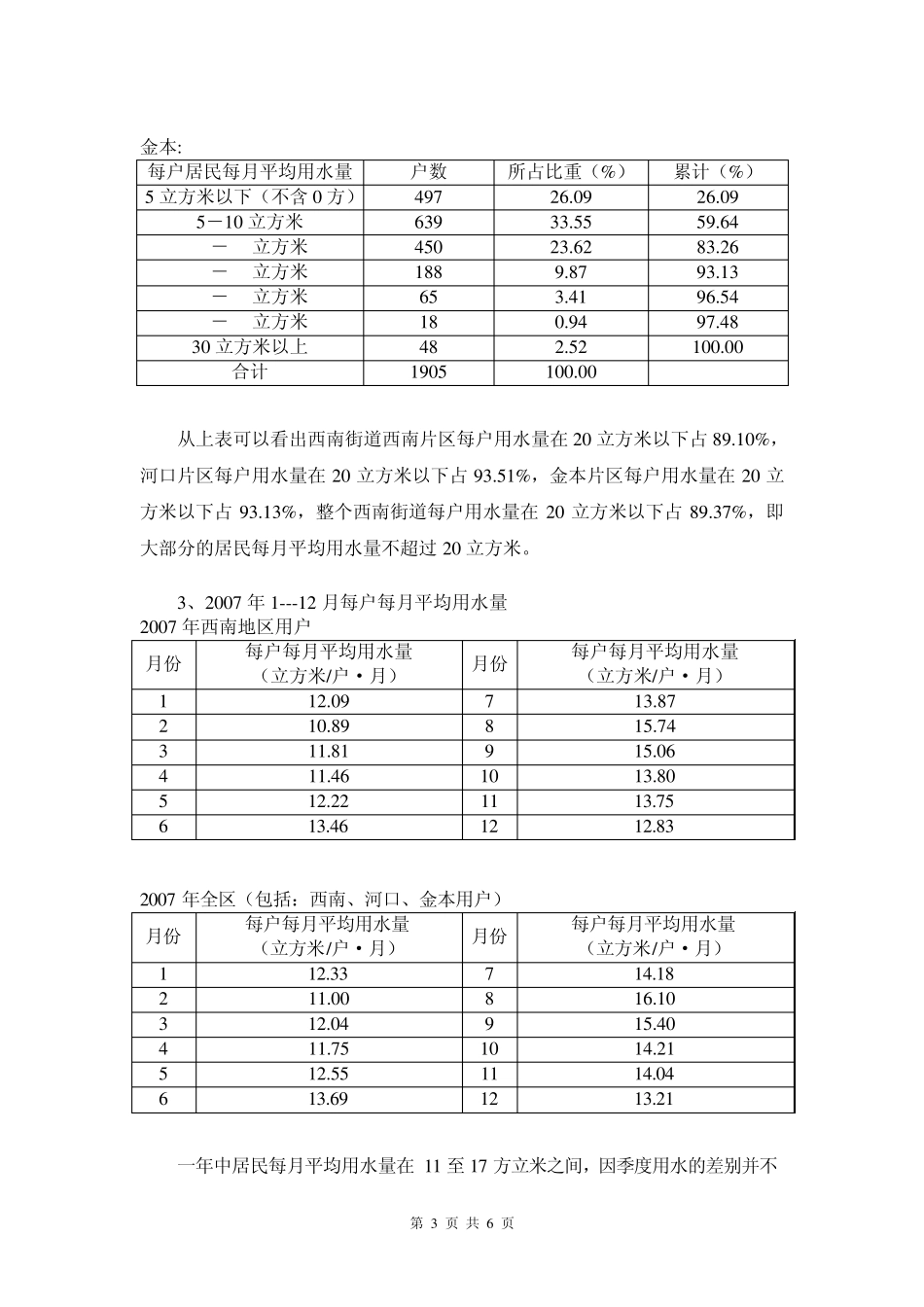三水区居民用水实施阶梯式计量水价方案_第3页