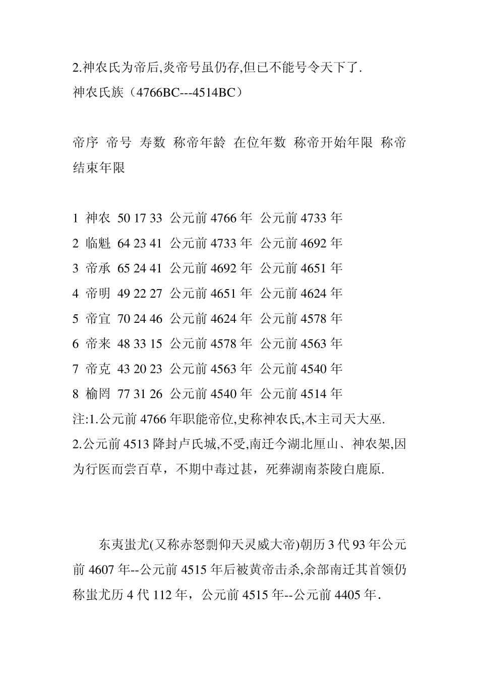三皇五帝时代年表_第2页