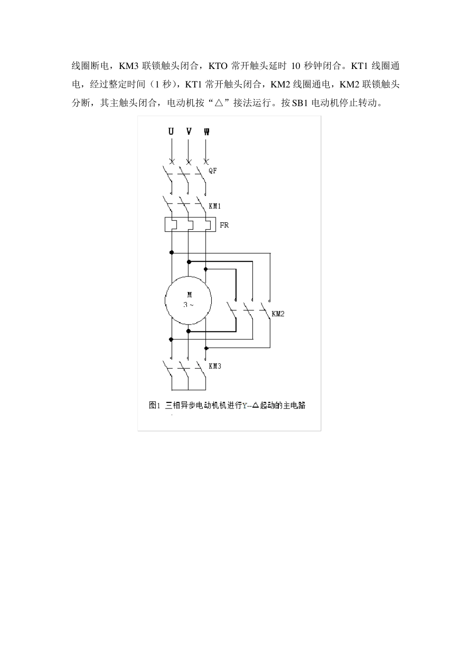 三相异步电动机的Y△起动PLC控制上交的作业_第3页
