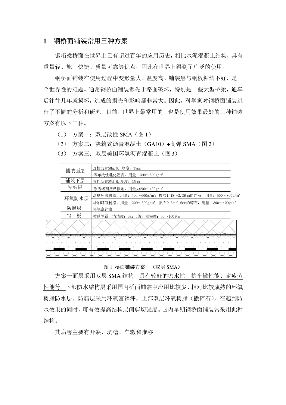 三种钢桥面铺装方案典型破坏形式及维修方法说明_第2页