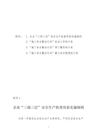 三级三层安全日检周检月检自检表格