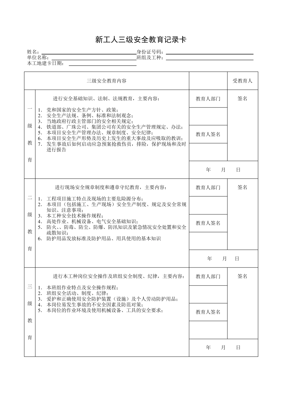 三级安全教育范本_第2页