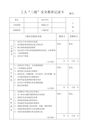 三级教育油漆工完全版
