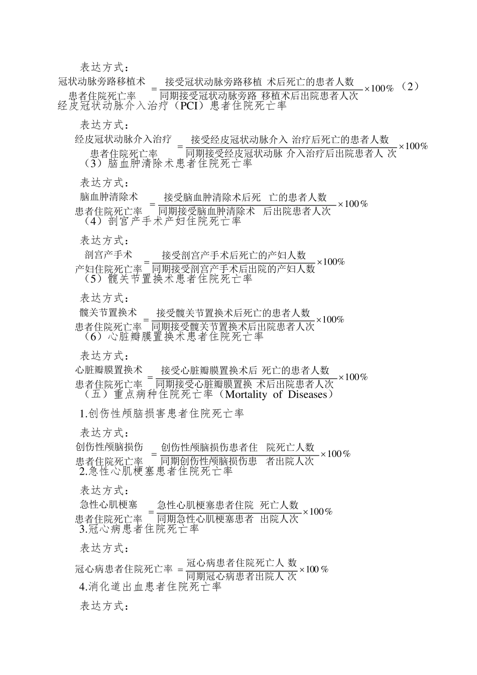 三级综合医院医疗质量管理与控制指标_第3页
