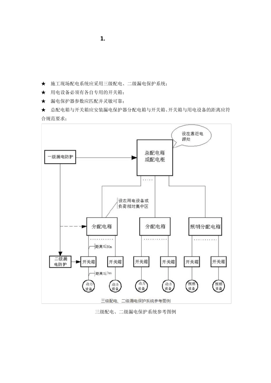 三级配电两级保护临时用电_第1页