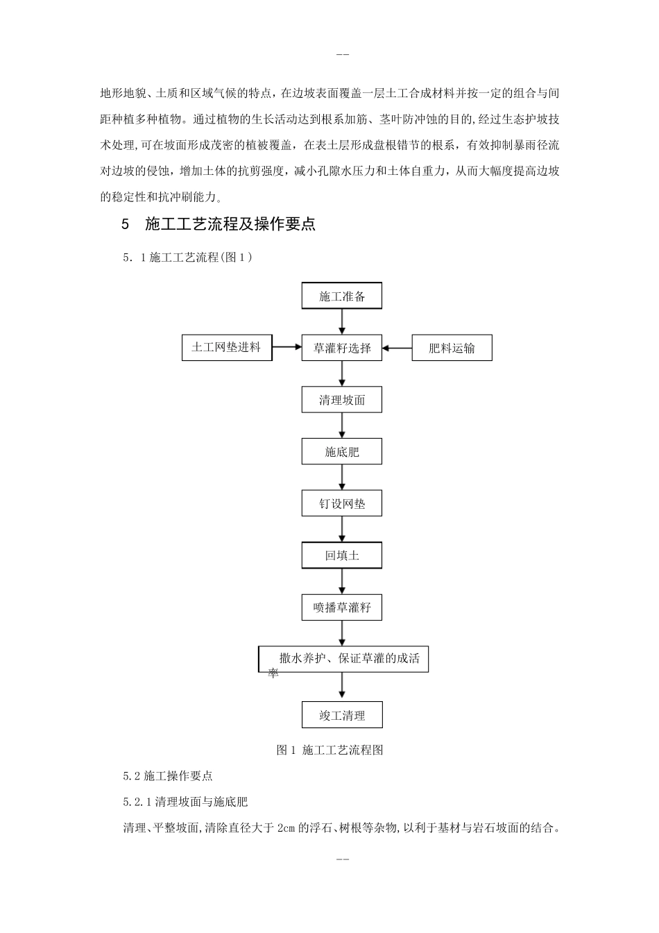 三维土工网垫植草灌护坡施工工法_第2页