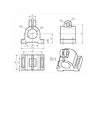 三维实体造型习题集(使用于UG、Proe、Cimatron、Solidworks))