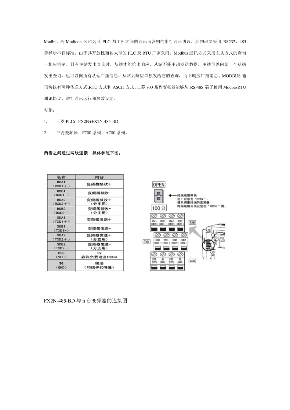 三菱FX3U与ModbusRTU协议通讯_第1页