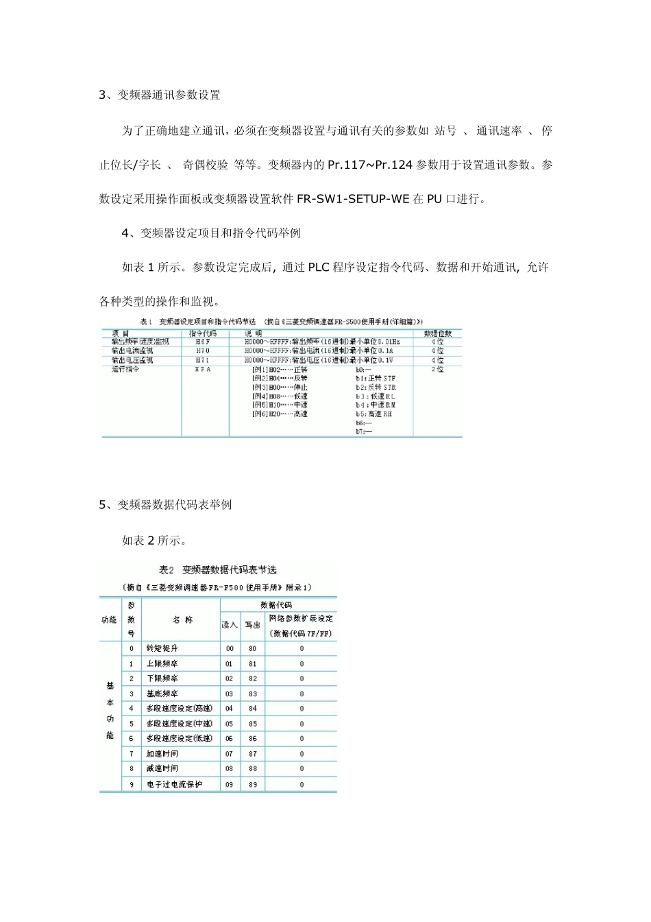三菱PLC与变频器通讯_第3页