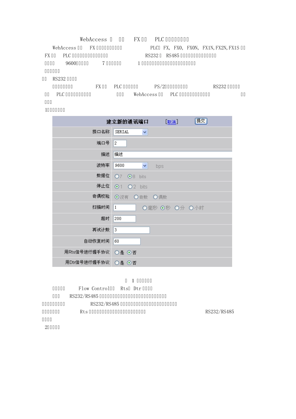 三菱_FX系列PLC串口通讯配置方法_第1页