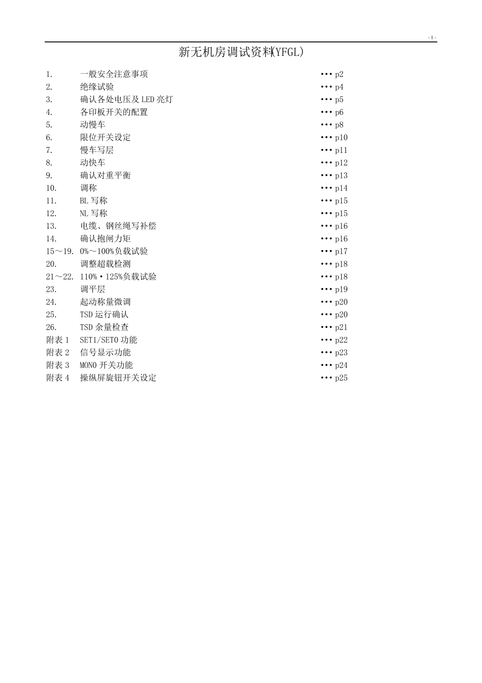 三菱无机房ELENSSA调试_第1页