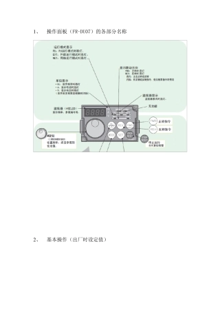 三菱通用变频器FRA700