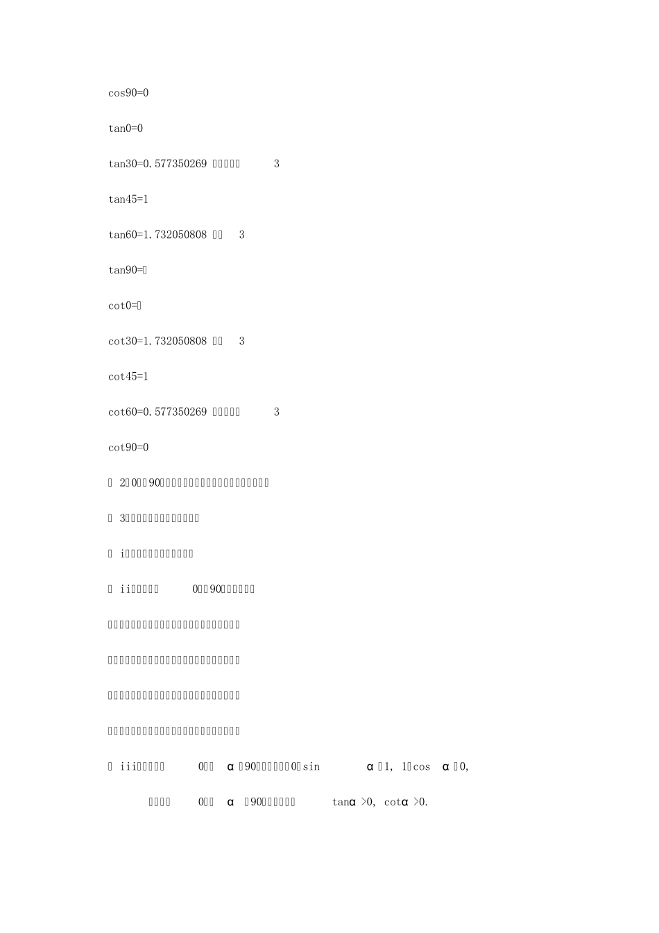 三角函数值大全_第2页