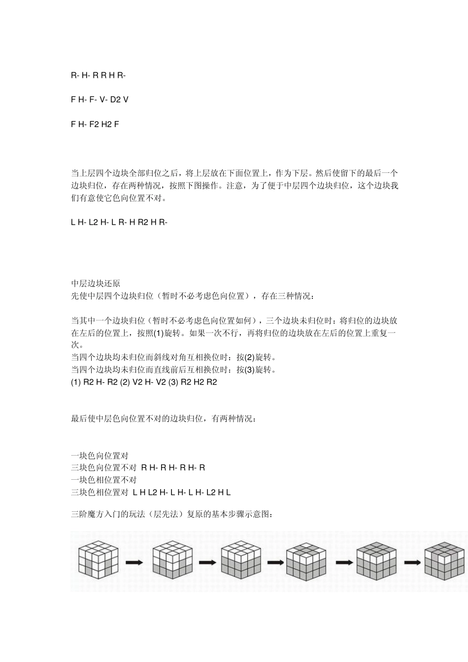 三阶魔方公式、魔方图解、魔方教程,从零基础到精通!_第3页