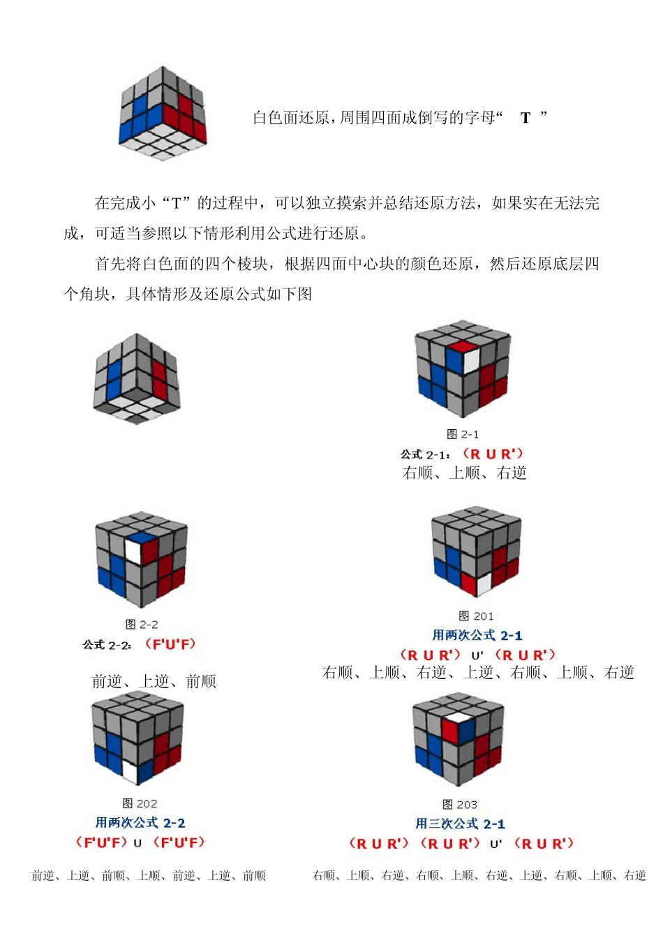 三阶魔方图解教程_第3页