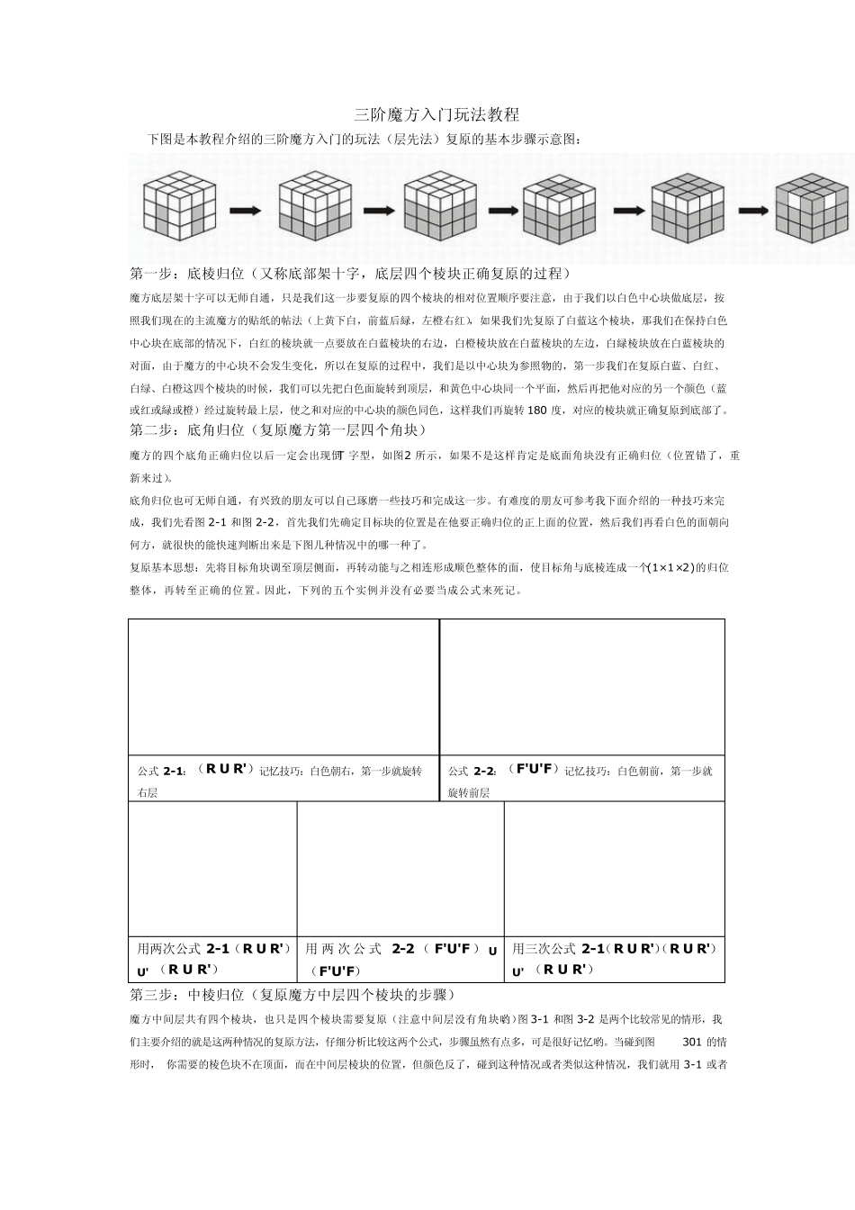 三阶魔方教程_第1页