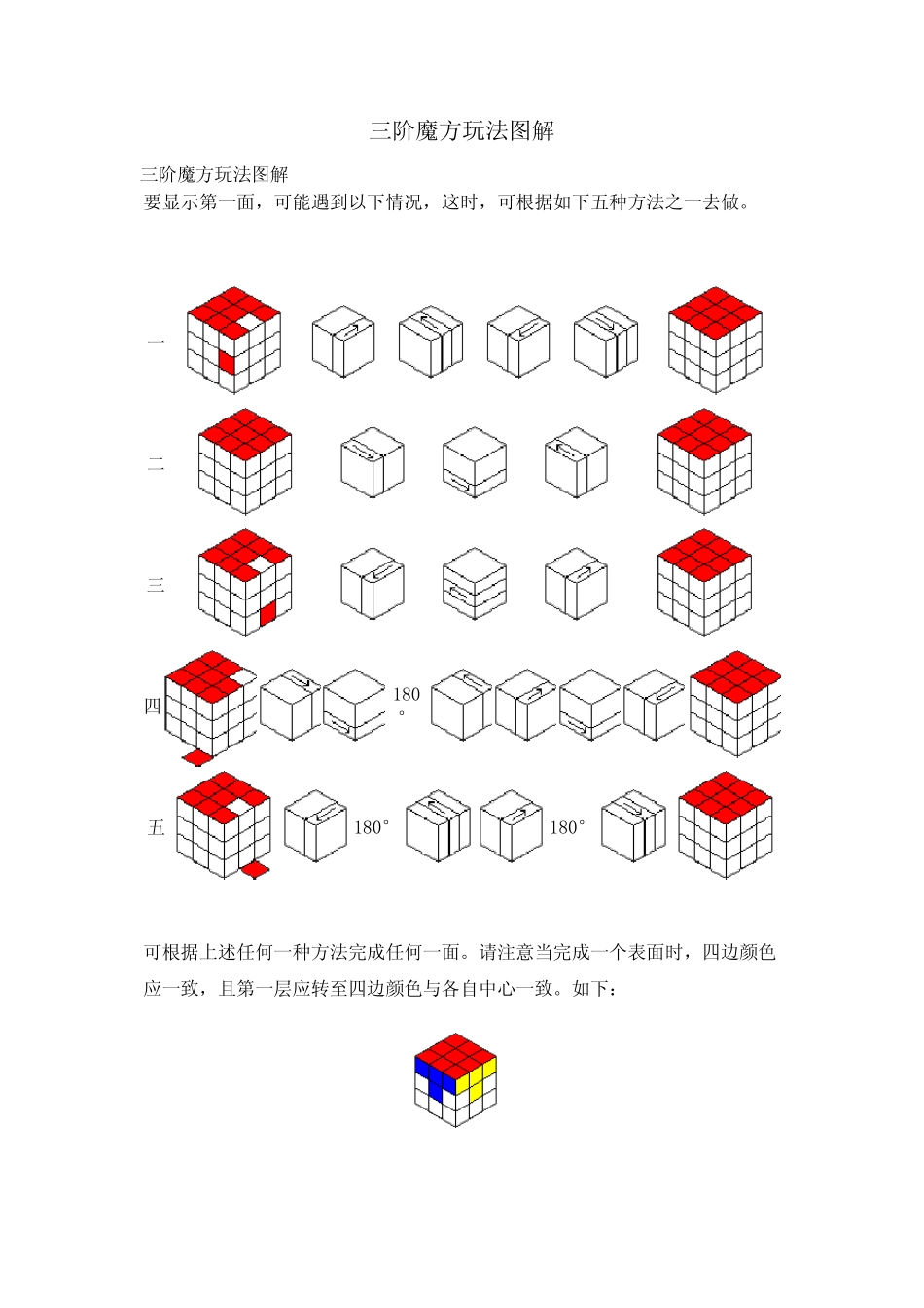 三阶魔方玩法图解_第1页