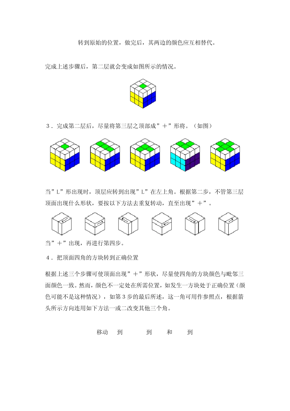 三阶魔方玩法图解_第3页
