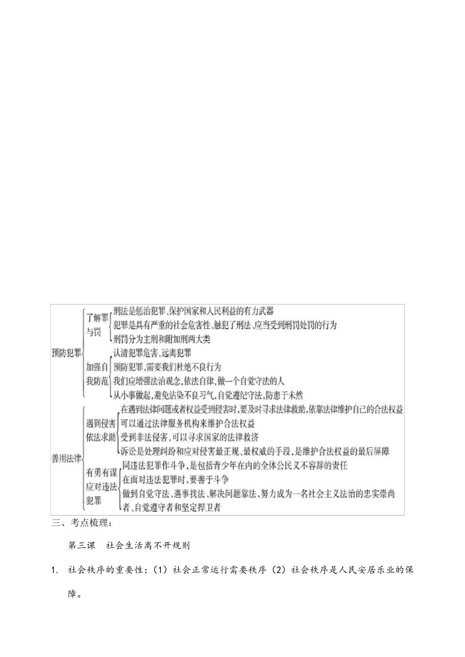 上人教版道德与法治八年级第二单元复习教案_第2页