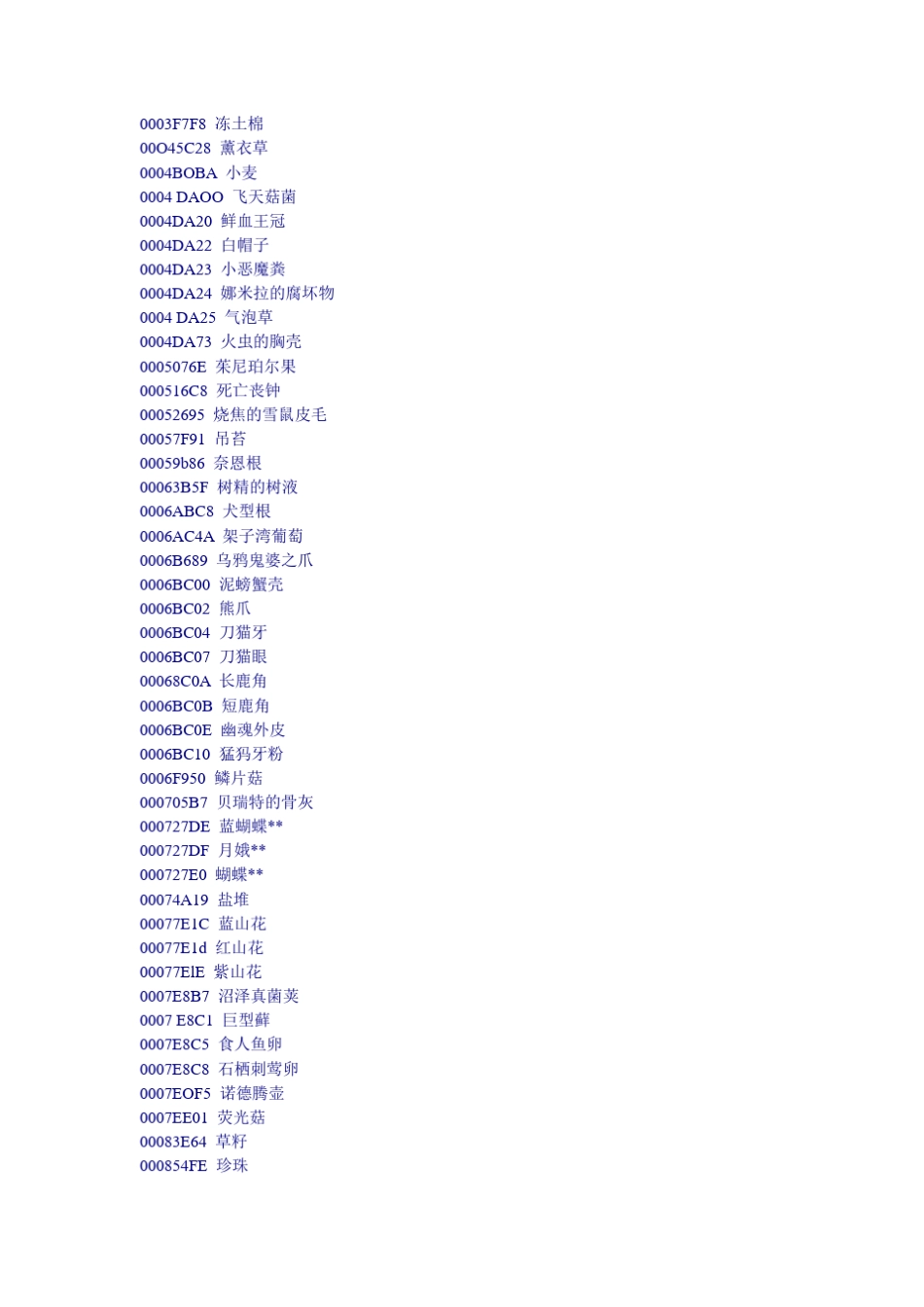 上古卷轴5物品代码_第3页